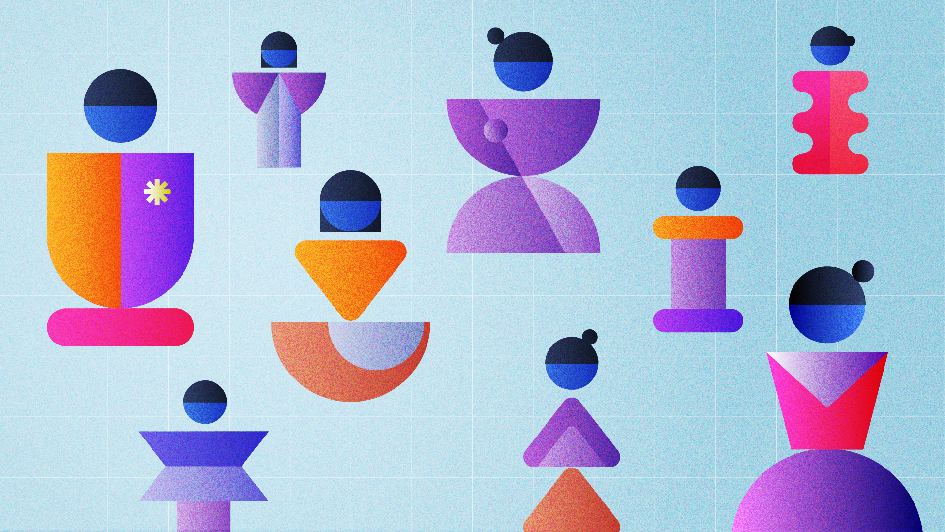 Abstract graphic showing B2B buying committee roles and how stakeholders influence enterprise deals.