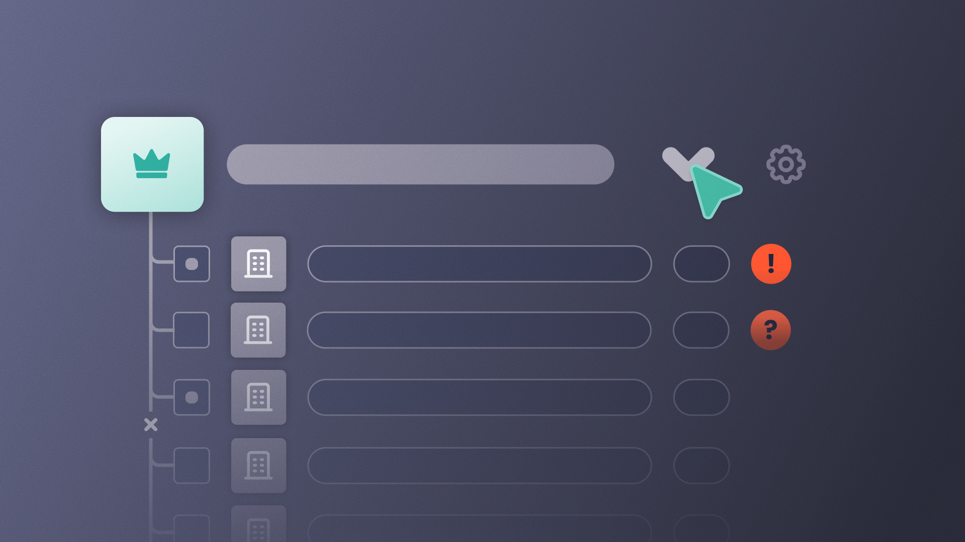 A stylized image depicting Salesforce's roll-up summary fields.